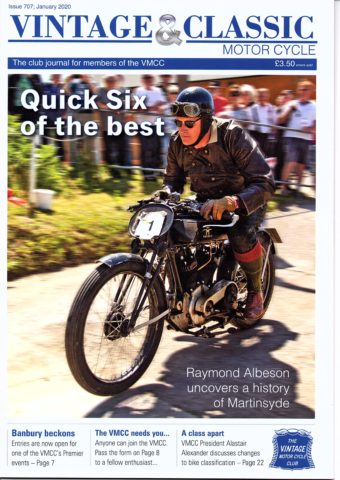 VMCC Club Magazine               January 2020