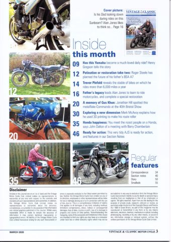VMCC Club Magazine March 2020